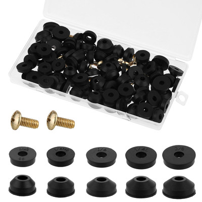 116 Pcs Faucet Washer Assortment Kit Flat and Beveled Washers Rubber
