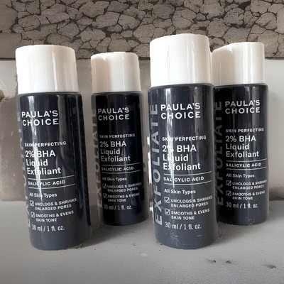 4 x Paula s Choice SKIN PERFECTING 2% BHA Liquid Peeling  Original !