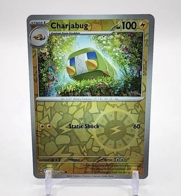 Charjabug Common Reverse Holo Pokémon TCG Temporal Forces 55/162