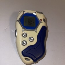 Bandai Digimon Frontier D-Tector Digivice 2002 Blue White Rare TESTED  WORKING