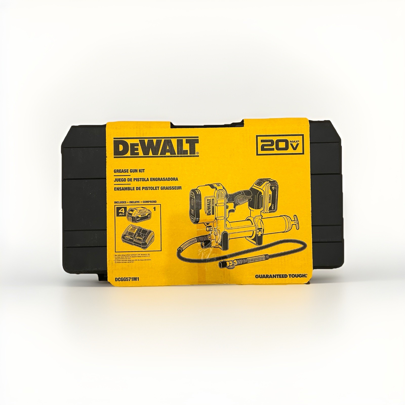 Dewalt DCGG571M1 20v MAX Grease Gun Kit w/ (1) 4Ah Battery &