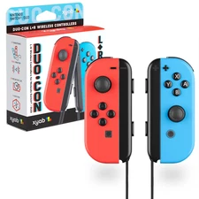 XYAB -  DUO CONS - Nintendo Switch Joy-Con Wireless Controllers: Red & Blue