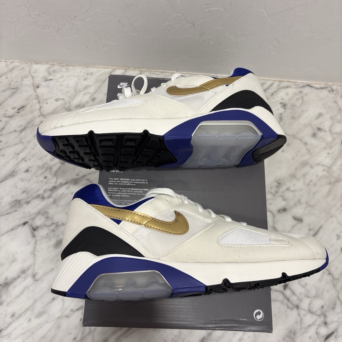 Nike Air Max 180 Fj9259-101 Concord 2024 Size 8.5 Purple  display picture 2
