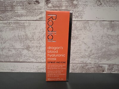 RODIAL Dragon's Blood Hyaluronic Mask Hydrate Tone 1.7 oz ~ 50ml NIB $58 Retail