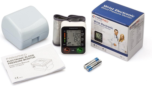 Monitor automático de presión arterial de muñeca: Kit de medición de presión art - Imagen 4 de 12