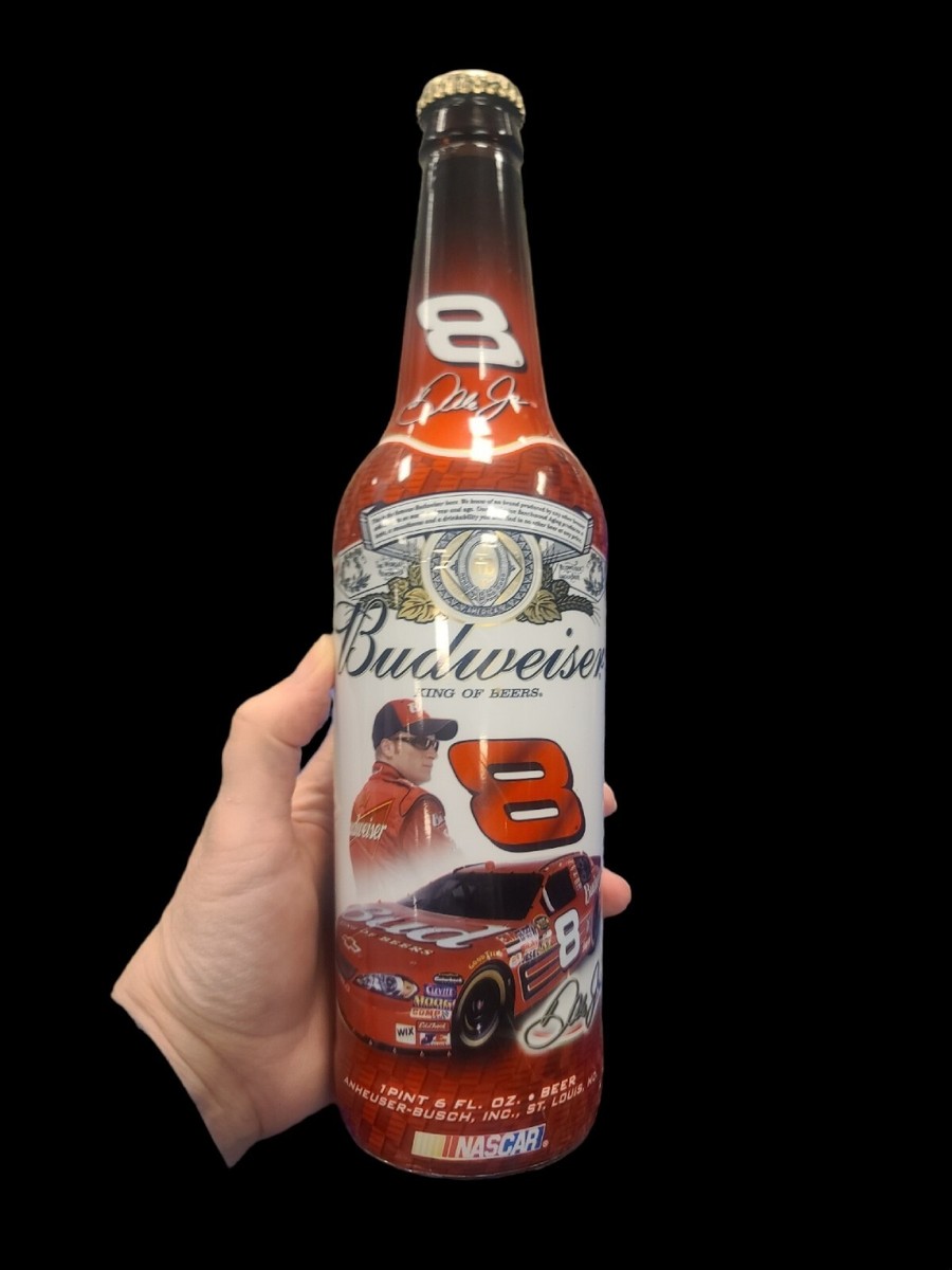 Dale Earnhardt Jr Nascar #8 Budweiser Collectible 1 Pint 6 Oz Beer