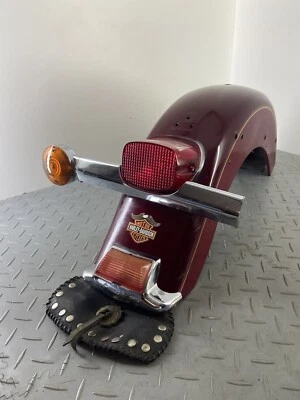 HARLEY DAVIDSON FLST SOFTAIL 1993 GARDE BOUE ARRIÈRE FEU ARRIÈRE CLIGNOTANT - Photo 1/4
