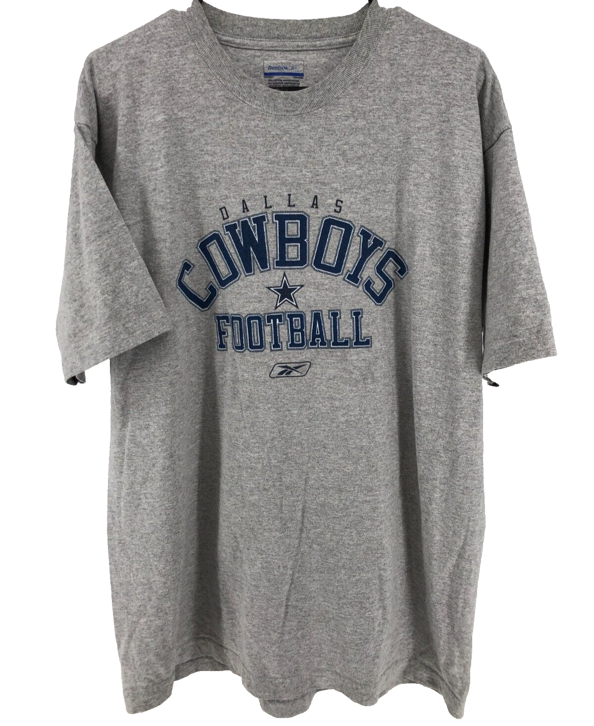 Reebok Dallas Cowboys Football T-Shirt Men's Size Large Gray