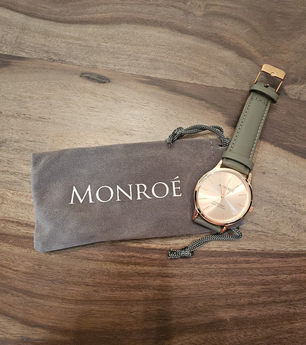Monroe Classique Watch Sunburst Solerose | Rose Gold Face  display picture 3