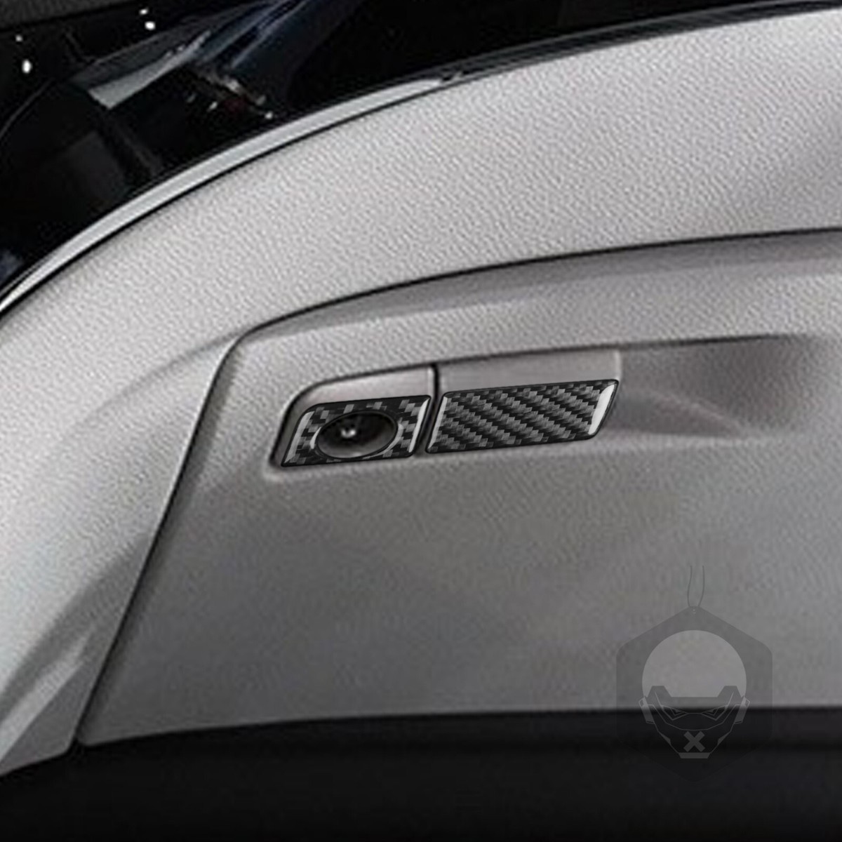 Carbon Fiber Glove Box Handle Trim Cover For Honda Pilot, Ridgeline, Passport (2016-2023) - View #11