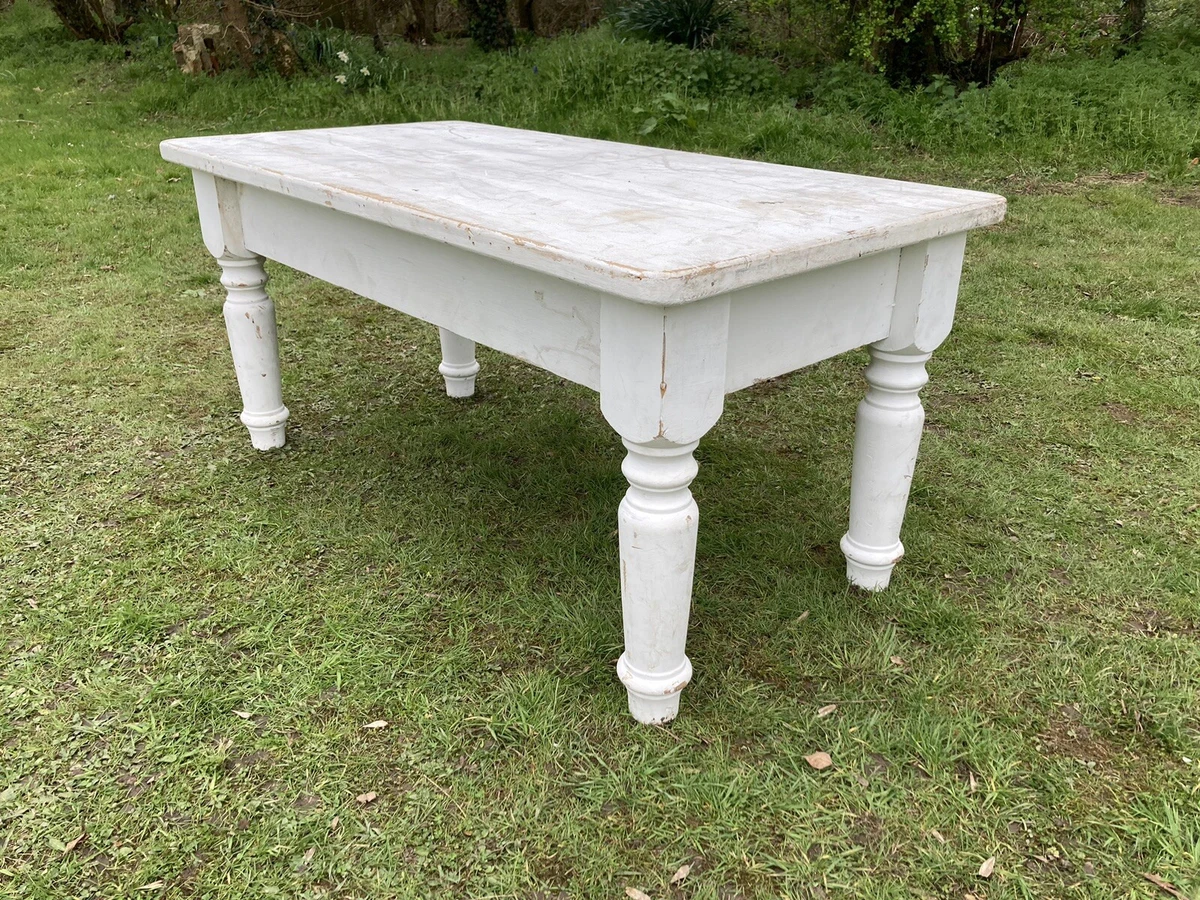 White vintage table deals