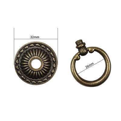 slim fit dress slacks Unlacquered Brass Maya Round Ring Pull Cabinet Knob main image 1