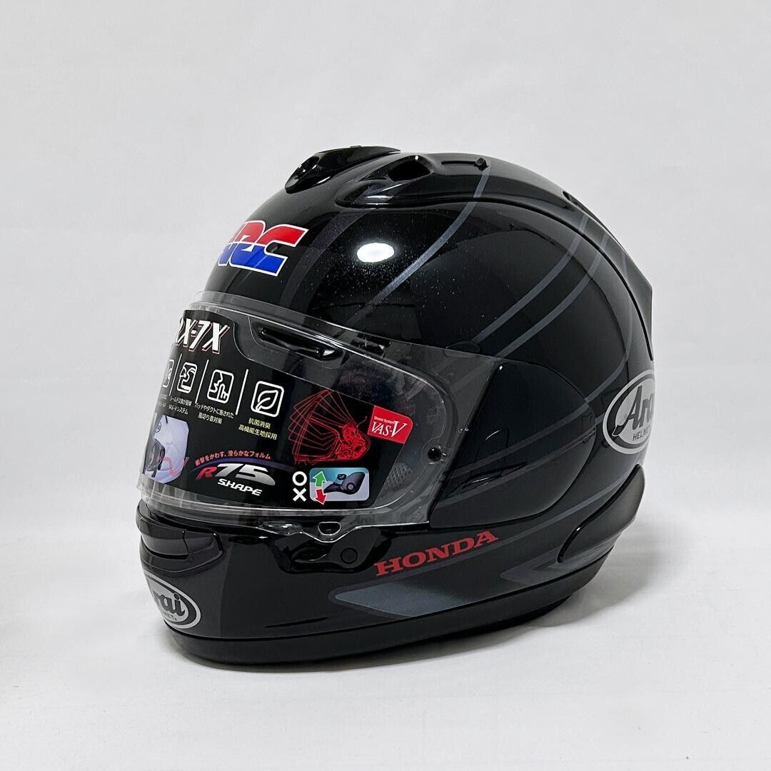 Arai RX-7X Corsair-X RX-7V CBR HRC Full-Face Helmet Size M Arai RX-7X Corsair-X RX-7V CBR HRC Full-Face Helmet Size M