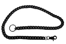 Men Black Metal Wallet Chain Biker Rocker Biker Punk Extra Long 33" Work School