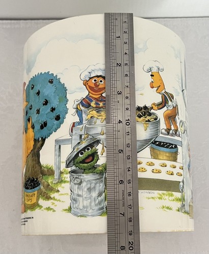 Tarro de galletas vintage de los años 90 Sesame Street Cookie Factory • Peter Pan Company - Imagen 12 de 13