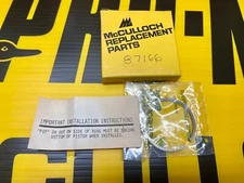 NOS OEM McCulloch 70cc Piston Ring Set for Mac 7-10A  PN 87166 (Bin 26)