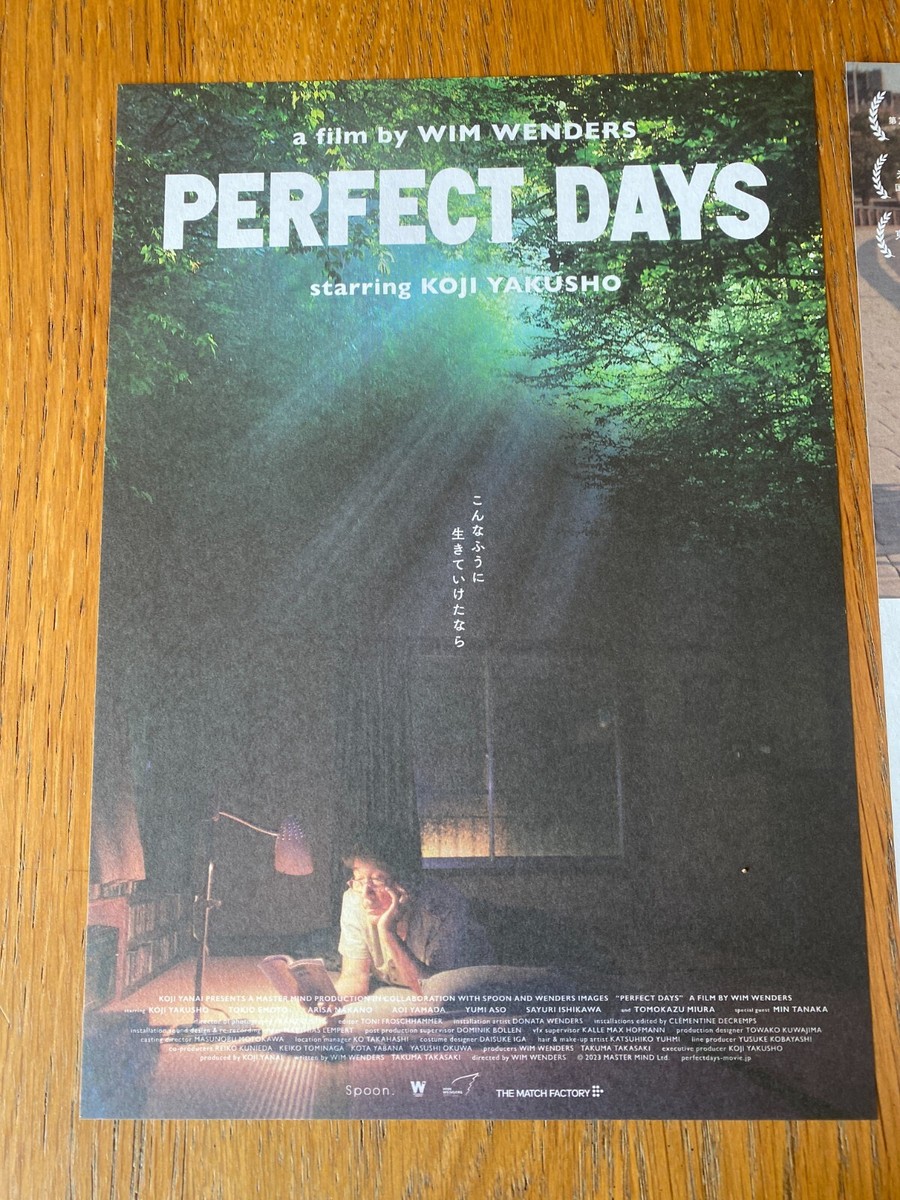 PERFECT DAYS Japan 2024 mini-poster Wim Wenders Academy Award
