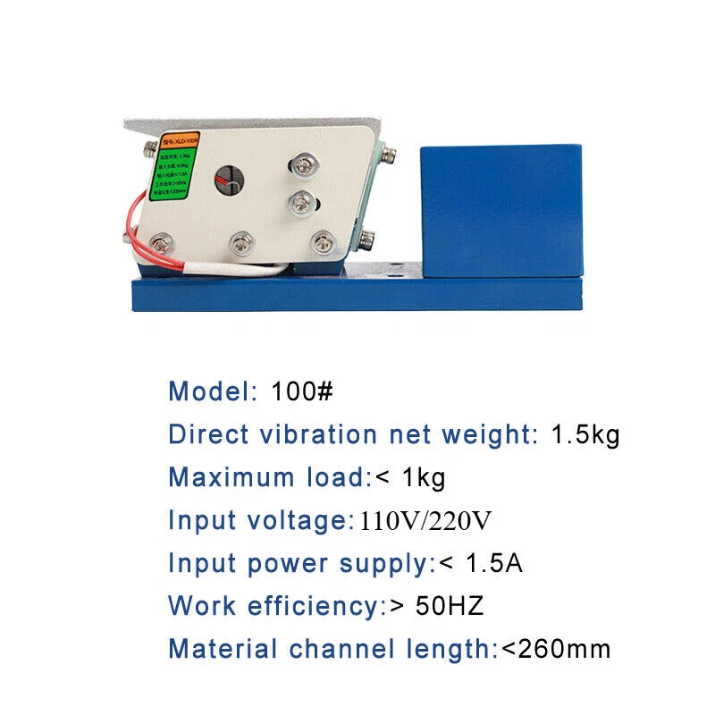 100# Linear Direct Vibration Feeder Vibrating Plate Feeding Machine + Controller - Image 2 of 4
