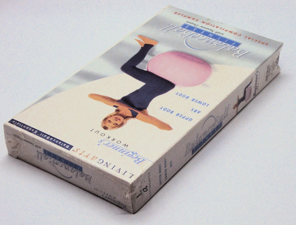 BALANCEBALL FITNESS BEGINNER'S WORKOUT New VHS Balance Ball Suzanne Deason - Image 3 of 4
