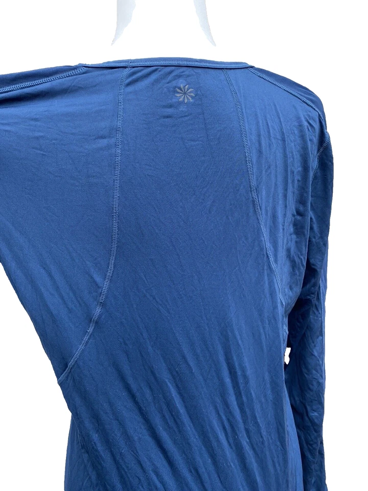 Top Athleta Mujer Azul Marino Talla XL Deportivo Hecho en Sri Lanka Nylon A000238 Foto 4 de 4