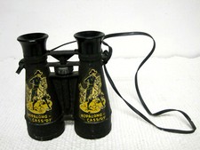 Vtg Galter Products Co USA Hopalong Cassidy Sport Glass Metal Binoculars Works