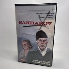 Sakharov (VHS, 1984) First Edition Clamshell Release, Jason Robards