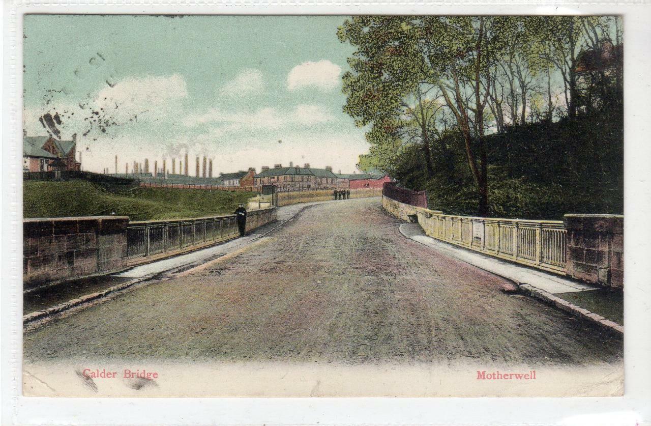 CALDER BRIDGE, MOTHERWELL Lanarkshire postcard (C43861) eBay
