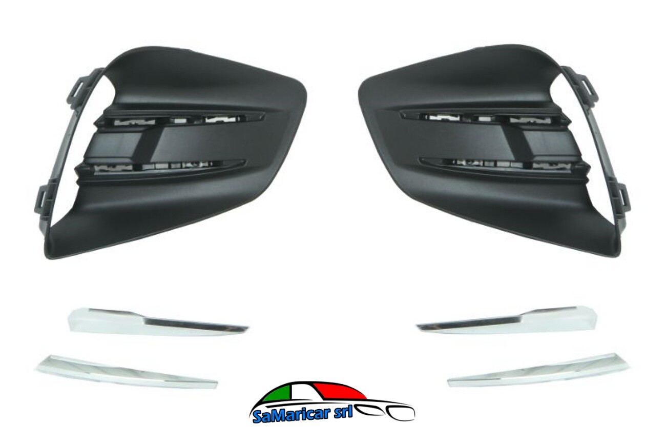 Kit Griglie Paraurti Renault Clio 2019+ Cromate | Ricambio Qualità Top