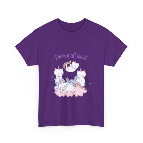 I'm in a cat mood funny quote gift Unisex Heavy Cotton Tee men women humor - 第 60/66 張圖片