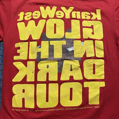 Kanye West Glow in the Dark Tour Rap Tee Shirt Murakami | eBay