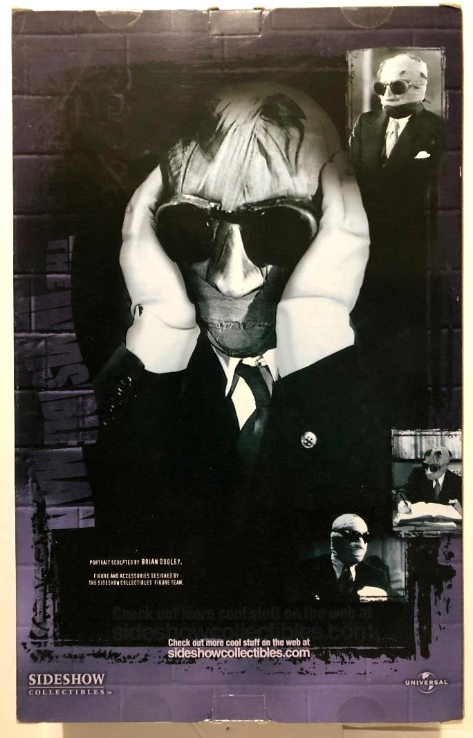 SIDESHOW UNIVERSAL MONSTERS THE INVISIBLE MAN CLAUDE RAINS 12