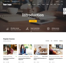 Tutor Website Design with Free VPS Web Hosting and Installation