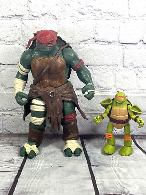 vtg Raphael and Michelangelo lot of 2 Ninja Turtle Action Figures