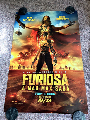 Furiosa: A Mad Max Saga Original Final Movie Theatre Poster DS Original 27x40..
