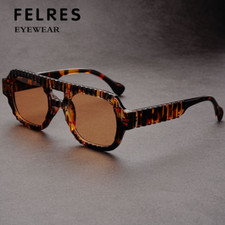 Classic Square Double Bridge Sunglasses Men Women Retro Outdoor Shade Glasses