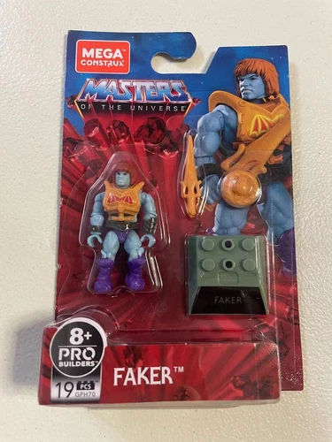 FAKER Masters Of The Universe MOTU 19 Pc Mini Figure Mega Construx 2nd Version - Picture 2 of 3