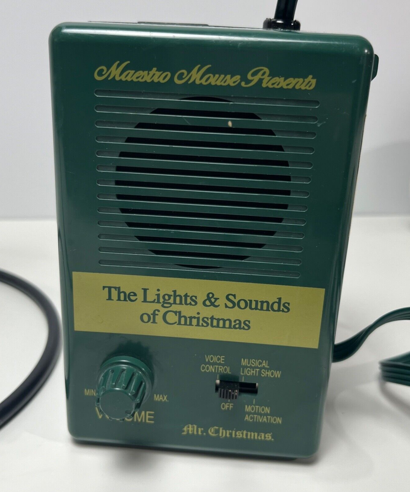 Hello Mr Christmas Maestro Mouse Presents The Lights And Sounds Of