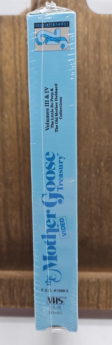 The Mother Goose Video Treasury Vol. 3 & 4 (VHS, 1991