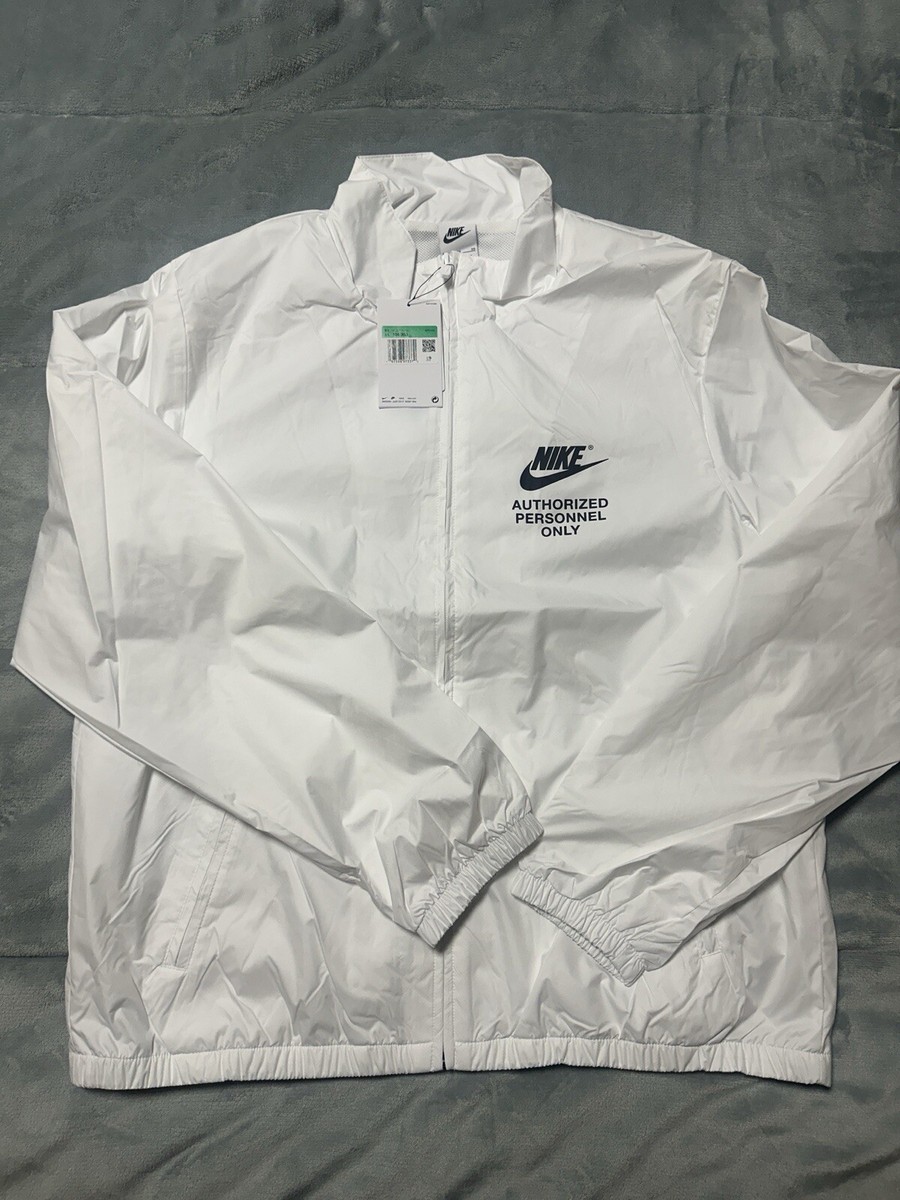Nike Full Zip Woven Mens Jacket Authorized Personnel Only Asian