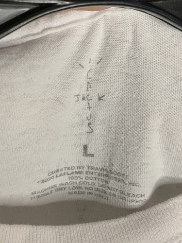 Cactus Jack x JackBoys Pure Adrenaline Shirt Travis Scott Size Large - Picture 4 of 5