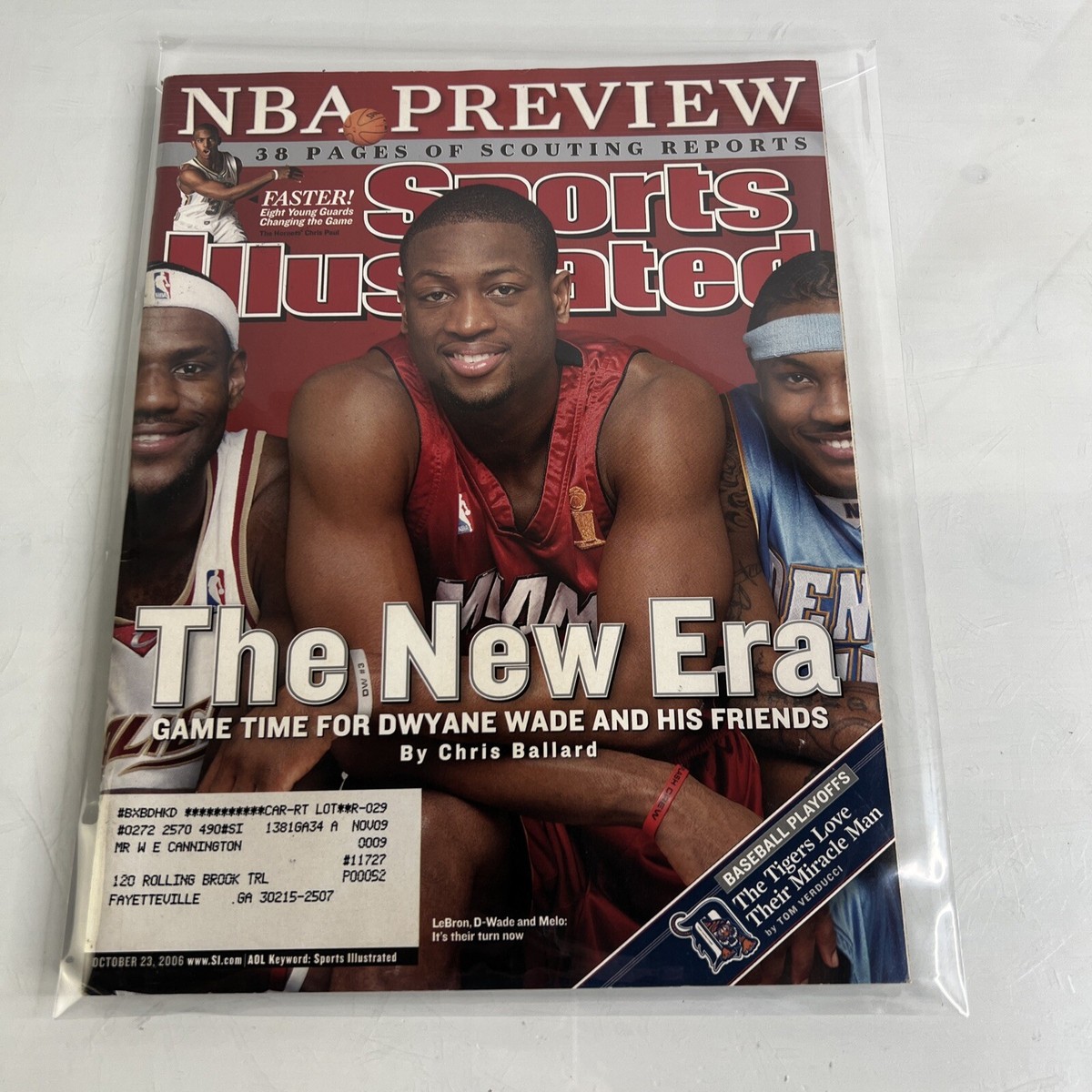 Oct 23 2006 Sports Illustrated Magazine Lebron James Dwyane Wade