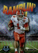 2022 Bowman University Chrome Will Shipley #RM-6 Ramblin Man Clemson Tigers