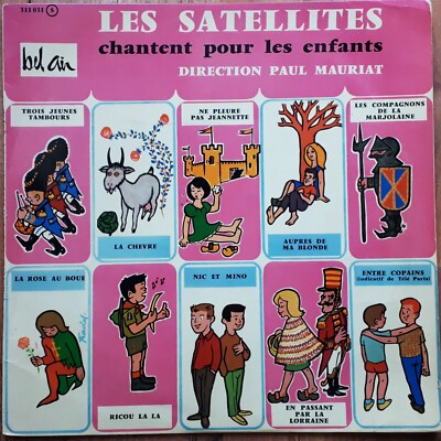 SATELLITEN singen für Kinder PAUL MAURIAT 25CM Bel Air Biem 311.031