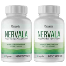 Nervala Nerve Pain Relief Neuropathy by Pharmagetics - 2 Bottles