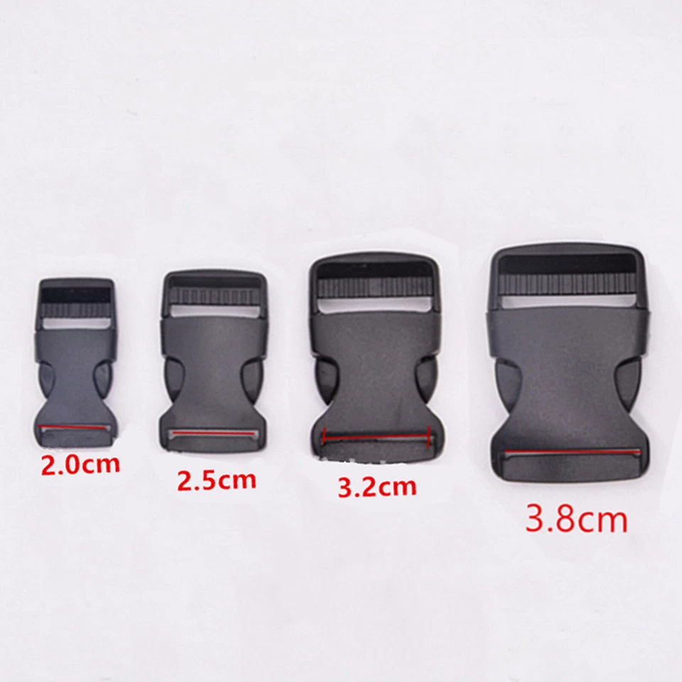 Buckles Side Quick Release Clip Cord Strap Fastener Webbing Plastic Backpack Bag - image 4 of 4