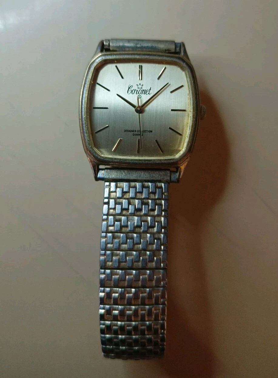 Vintage Coronet Gold-Toned Designer Wrist Watch Collection