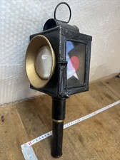 ANCIENNE LANTERNE A BOUGIE LAMPE DE CALECHE FIACRE VOITURE Réf B 60