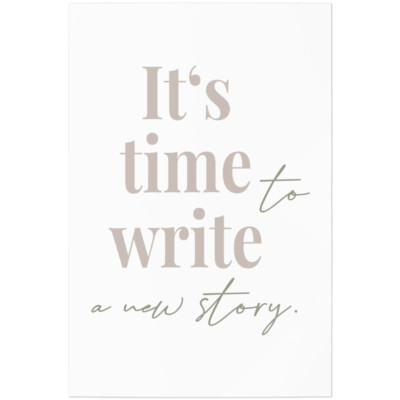 It's time to write a new story 11001003197