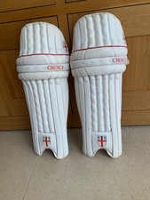 Choice Adult Cricket Batting Leg Pads Pair Foam Padded Adjustable 3 Straps