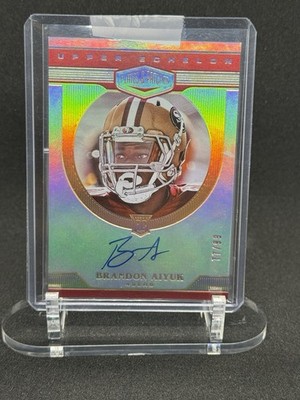 2020 Panini Plates & Patches Upper Echelon Brandon Aiyuk 49ers Rookie Auto /99